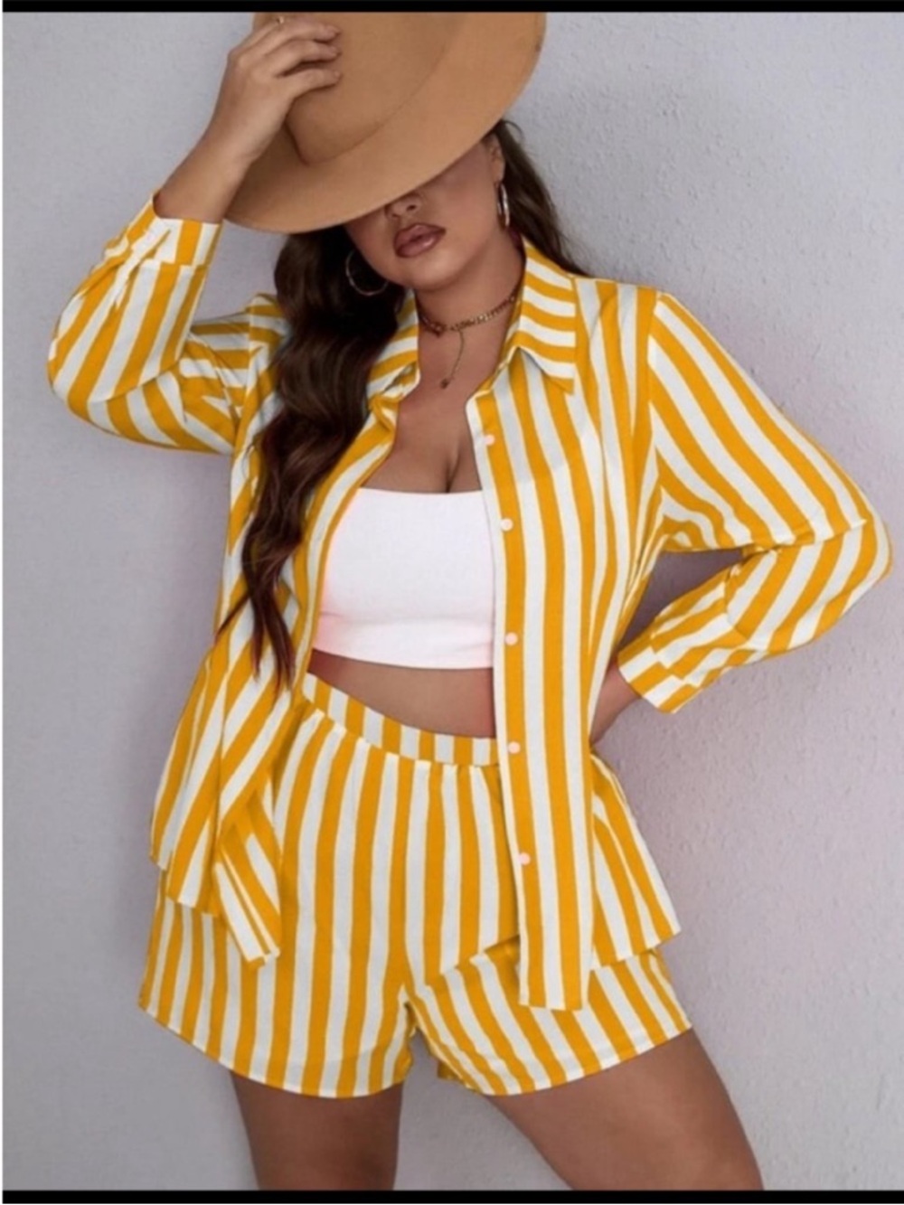 SHEIN White Sheer Curve Blouse - 1XL